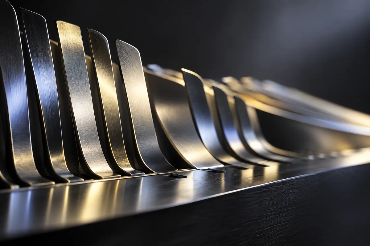 A polished reed component